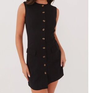 Peppermayo Castello Fiore Linen Mini Dress